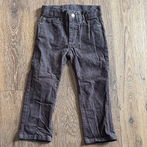 Janie and Jack Dark Grey Corduroy Pants